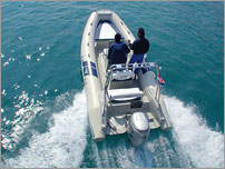 rent a exclusive speed boat - FLYER 575 with Honda 135 HP