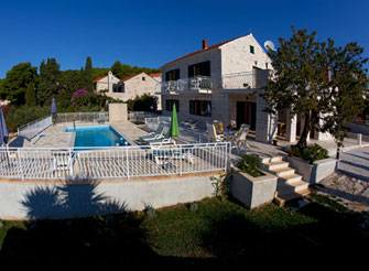 Dalmatian Stone House Villa in Sumartin, Brač Island 