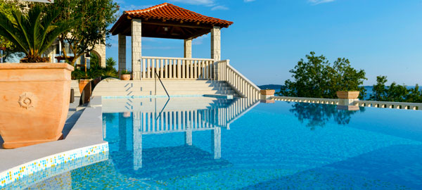 Dalmatian stone villa on Dubrovnik Riviera