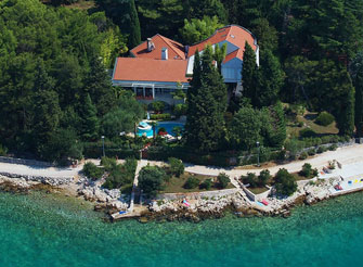 Luxury seaside villa with Mediterranean garden on Krk