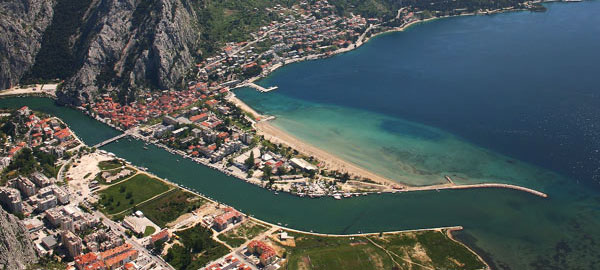 Old renovated Dalmatian Stone House in Omiš in Dalmatia in Croatia