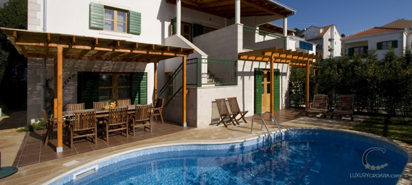 This holiday villa with pool for rent in Hvar Dalmatia Croatia 