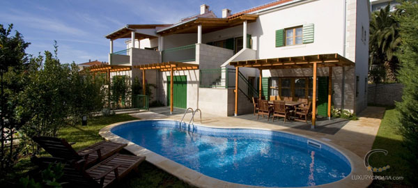 Charming Croatian villa with pool for rent in Hvar Dalmatia Croatia