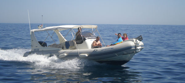 Zodiak Medline III - speedboat RIB rental with skipper in Dubrovnik region 
