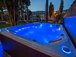 View from Jacuzzi of this Dubrovnik summer residence villa