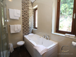 Bathroom - other view - in master bedroom 2 in seafront Dubrovnik luxury villa