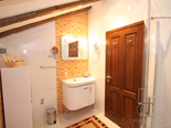 Bathroom on 2nd floor - other view - in five star villa in Dubrovnik with pool