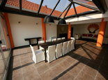 Dining room in the five stars exclusive villa on the island Korcula in Dalmatia Croatia