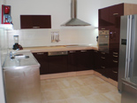 Kitchen in holiday villa with pool in Mirca on Brac Croatia