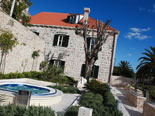 Outside area with Jacuzzi at the 18th century stone luxury villa in Dubrovnik