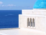 The dome of the waterfront luxury villa in Dubrovnik Croatia