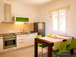 Kitchen in guest annexi in five star villa on Brač island in Dalmatia Croatia 