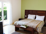 Bedroom in luxury holiday villa on island Brac in Dalmatia in Croatia