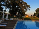Outdoor pool of the Luxury Istrian Country Villa