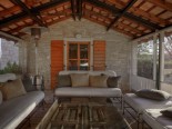 Porch in front of the Luxury Istrian Country Villa