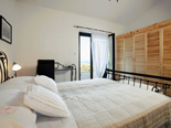 Bedroom in the luxury villa in Trogir countryside in Dalmatia