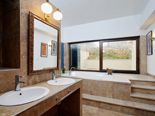 Bathroom in the luxury villa in Trogir countryside in Dalmatia