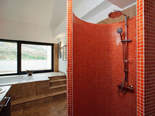 Bathroom in the luxury villa in Trogir countryside in Dalmatia