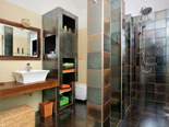 Bathroom in the luxury villa in Trogir countryside in Dalmatia