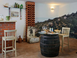 Leisure area in the luxury villa in Trogir countryside in Dalmatia