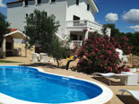 Pool area of the luxury villa near Pirovac in Šibenik region