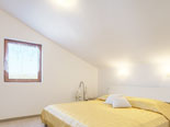 Bedroom in holiday villa in Šibenik region in Dalmatia