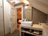 Bathroom in luxury Dalmatian rental villa in Hvar in Croatia