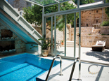 Indoor pool in Hvar luxury rental villa in Dalmatia Croatia