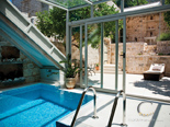 Indoor pool in Hvar luxury rental villa in Dalmatia Croatia