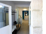 Entrance in the five star lighthouse villa on the island Vir in Zadar region