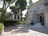 In front of the luxury villa in Split Dalmatian Croatia 