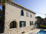 The villa is build in traditional residential Dalmatian style