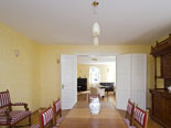 Dining room in the Dalmatian luxury villa in Split