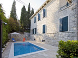 Pool area of the luxury villa in Split city center