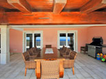 And is easily accessible from the living room of this Korcula villa for rent