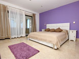 West bedroom on the first floor of this Korcula rental villa