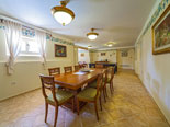 Big dining room in a luxury villa in Sinj in Croatia
