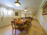 Big dining room in a luxury villa in Sinj in Croatia