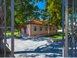 Entrance to the villa from the road