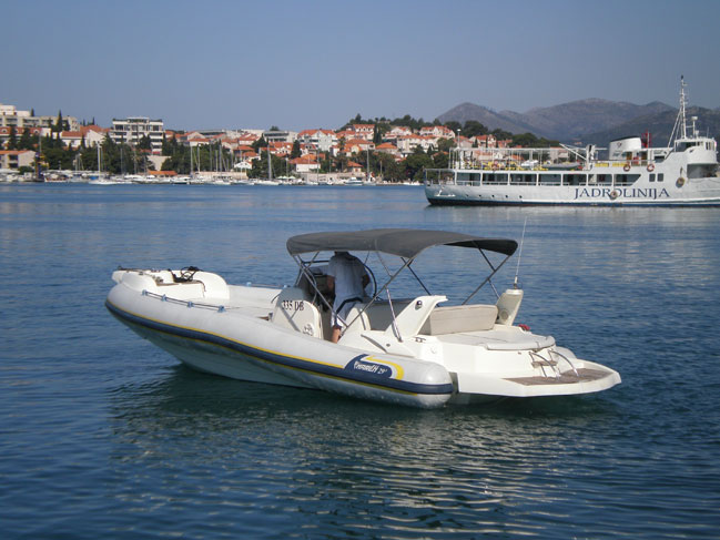 Marlin 29 - exclusive RIB Inflatable boat for excursions and transfers for rent in Dubrovnik region