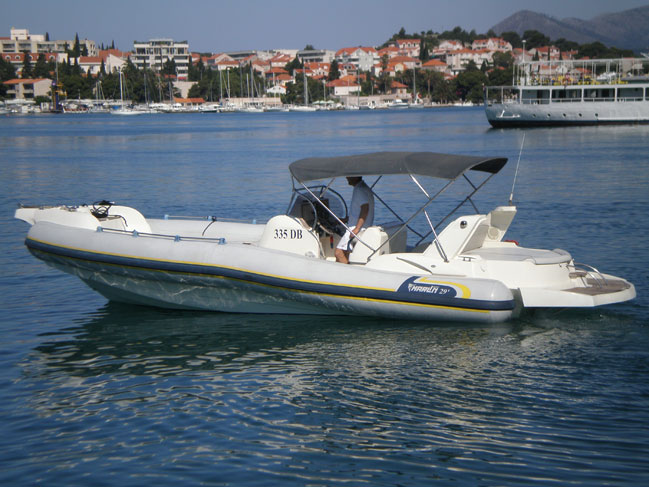 Marlin 29 - exclusive RIB Inflatable boat for excursions and transfers for rent in Dubrovnik region