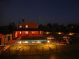 High quality villa with pool in Istria near Labin and Rabac by night