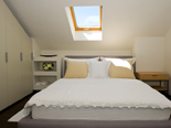 Bedroom in the luxury villa in Dubrovnik