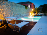 Pool and sundeck in Dubrovnik Riviera luxury villa