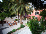 Grill kitchen in the garden of the luxury villa on Dubrovnik Riviera 