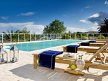 Luxury Beachfront Villa on Peljesac - Poolside terrace with the sea view