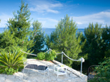 Luxury Beachfront Villa on Peljesac - Terrce in pine trees