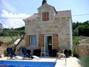 Dalmatian stone house in Supetar on Brac island