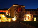 Night view on this Konavle luxury villa 