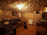 Living room in the authentic ambience of the Dalmatian villa